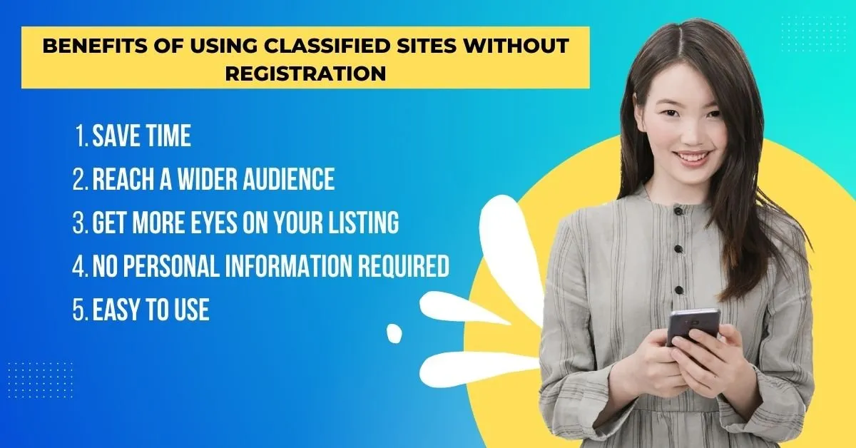 Classified sites without registration Benefits