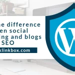 difference between social bookmarking and blogs